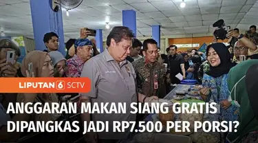 Makan siang gratis yang jadi program unggulan pasangan Prabowo-Gibran dikabarkan akan dipotong anggarannya. Dari Rp15.000 menjadi Rp7.500 per anak. Benarkah demikian ?