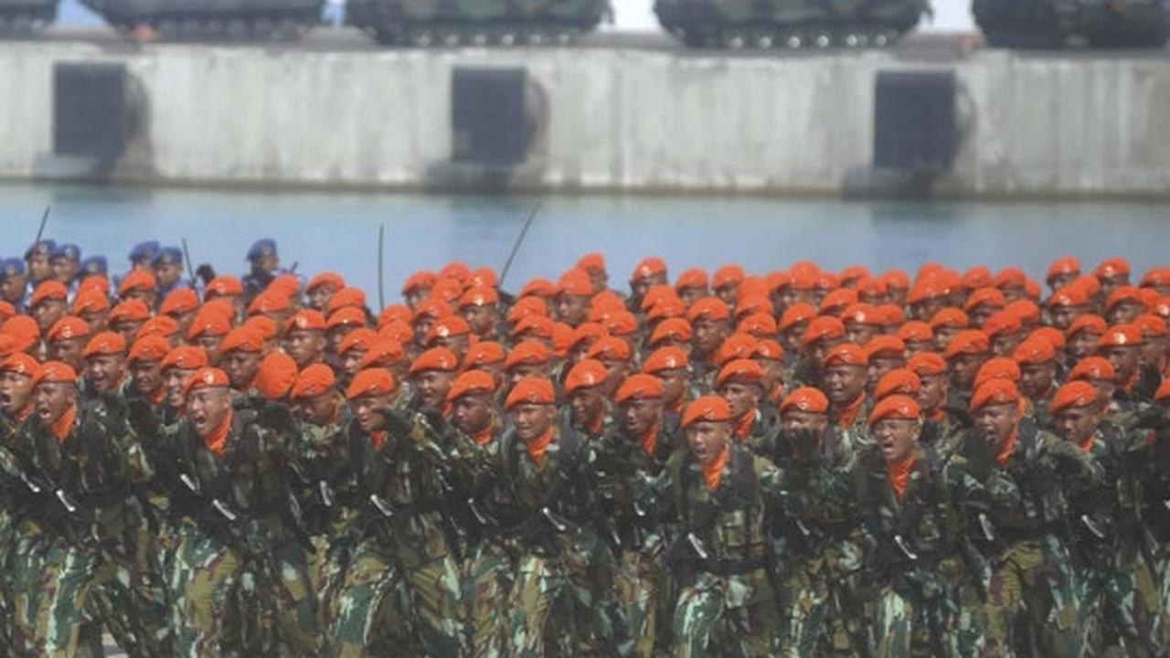 Aksi tiga pasukan elit di HUT TNI ke-70