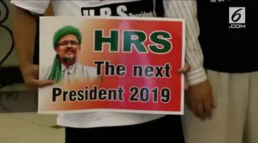 Aliansi Pergerakan Islam mendeklarasikan Rizieq Shihab sebagai calon presiden di tahun 2019.