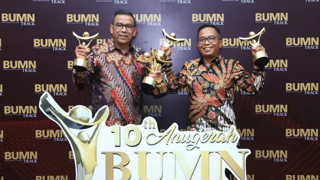 BRI menerima 5 penghargaan dalam acara Malam Anugerah BUMN 2021 tahun ke-10.
