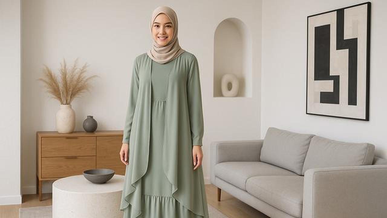7 Gamis untuk Wanita Bertubuh Mungil agar Tidak Terlihat 'Tenggelam'