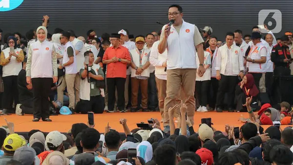 Tumbuhkan Semangat Kader, Pasangan RIDO Gelar Kampanye Akbar Satu1n Jakarta