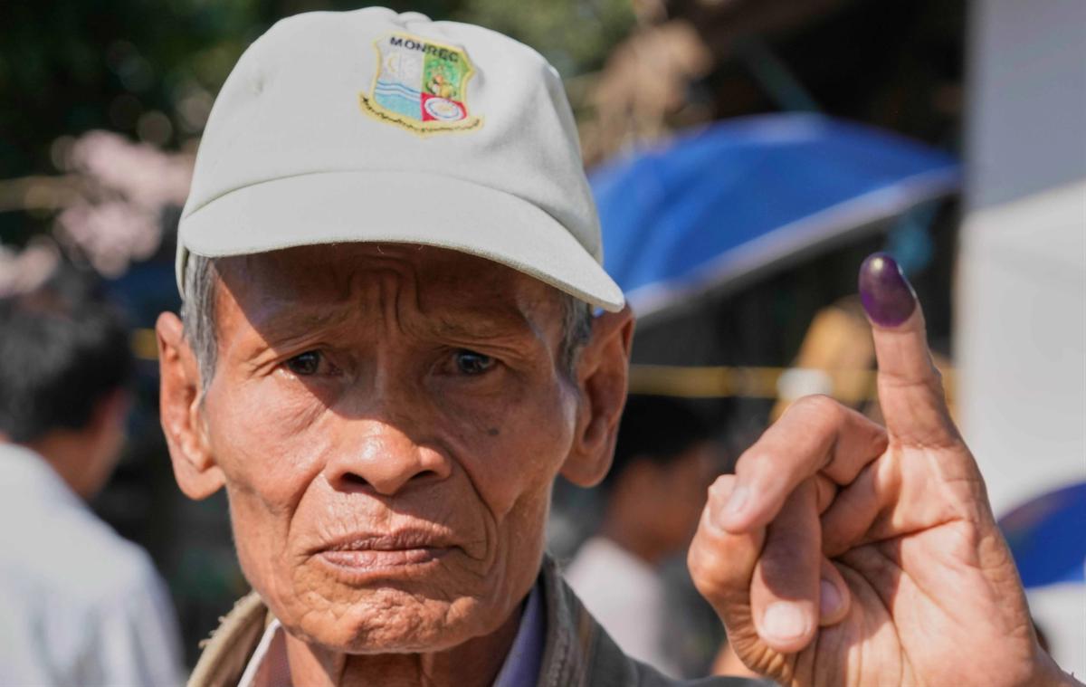 FOTO: Myanmar Gelar Pemilu Nasional Pertama Sejak Kudeta Militer