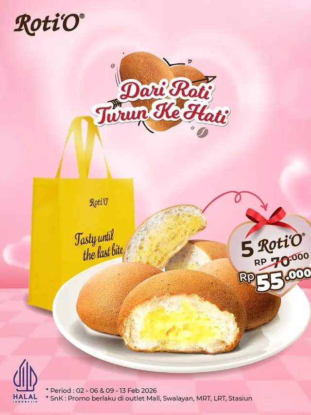 Promo Valentine 2026 Roti’O