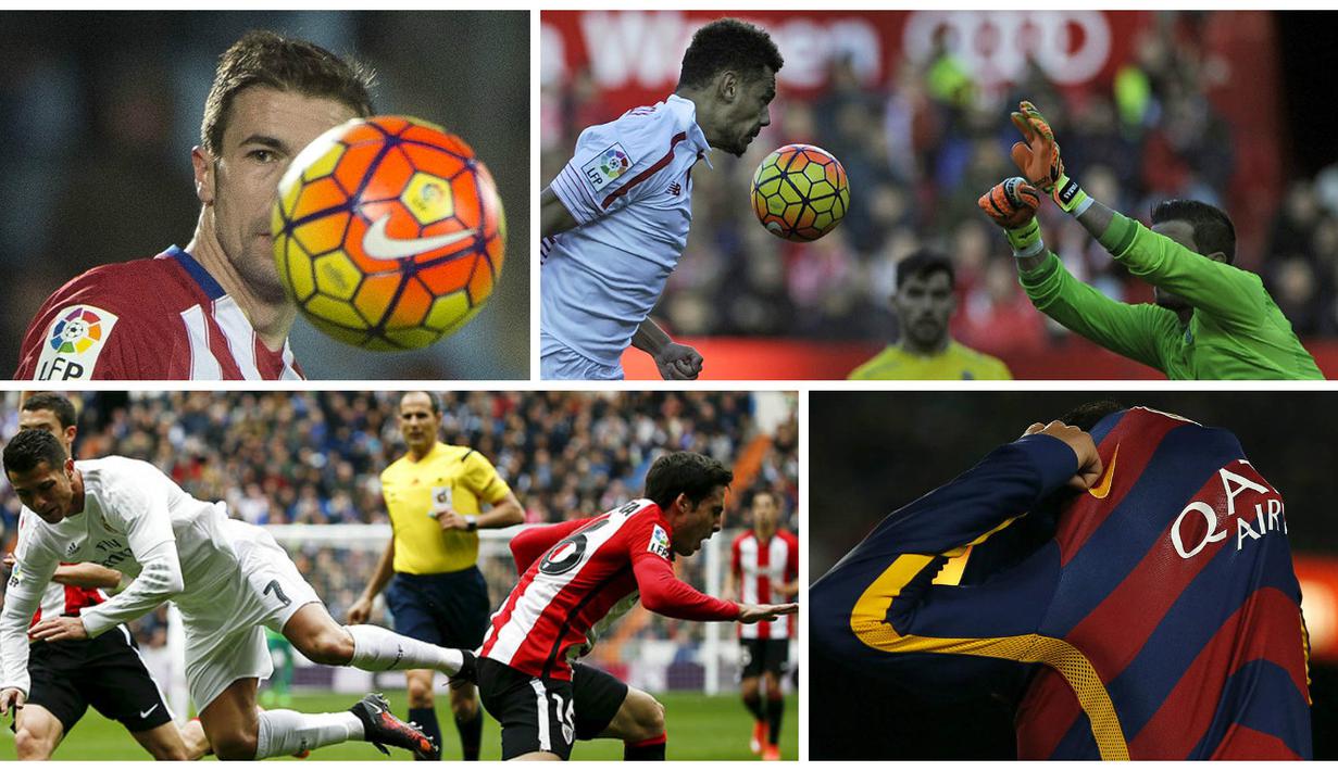 Foto terbaik La Liga Spanyol pekan ke-24 diwarnai aksi pemain Barcelona, Neymar, yang melepas bajunya. Berikut 10 foto terbaik La Liga Spanyol pekan ke-24 pilihan redaksi Bola.com.