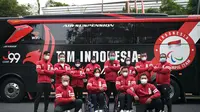 Kontingen Indonesia untuk cabang Para Atletik akan bertolak ke Jepang untuk mengikuti Paralimpiade Tokyo 2020, Jumat (20/8/2021). (Istimewa)