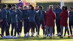 The Gunners telah meletakkan satu kaki ke babak 16 besar Liga Champions setelah mengumpulkan 12 angka dari lima pertandingan yang telah dimainkan. (Jonathan Brady/PA via AP)