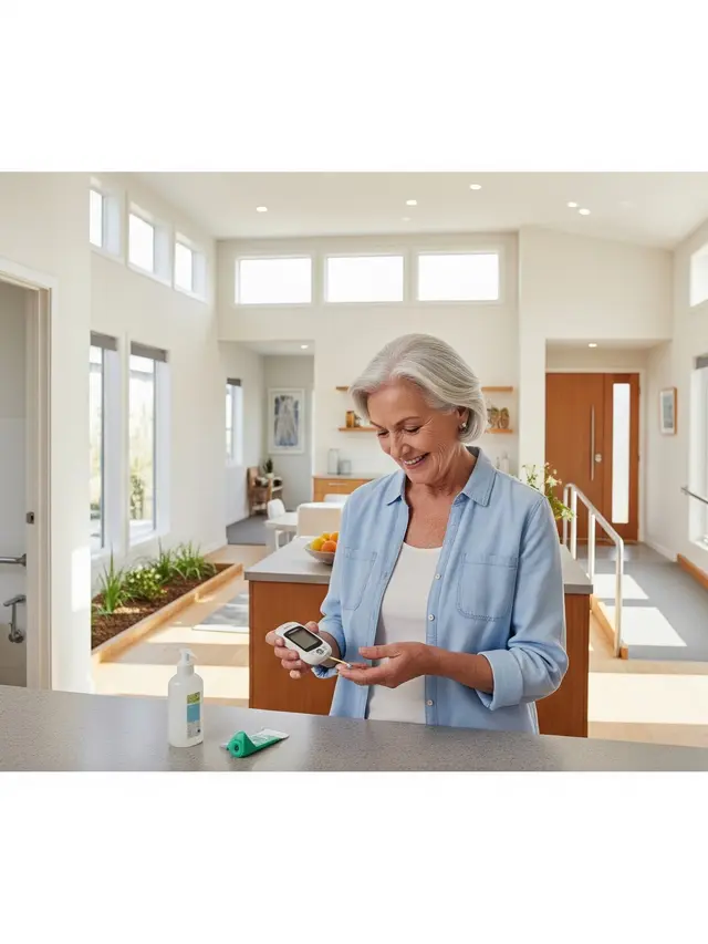 Desain Rumah untuk Lansia 65 Tahun dengan Diabetes (Gemini AI)