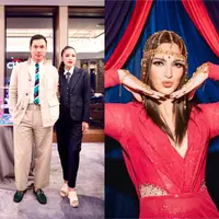 Tidak tampil feminin seperti biasanya, Sandra Dewi tampil lebih maskulin dengan setelan jas saat rayakan ulang tahun ke-40 pada 8 Agustus 2023 kemarin. [Instagram/sandradewi88]