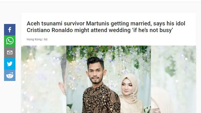 Berita Martunis, Sumber: News Break