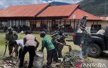 Sinergi Kuat TNI-Polri dan Warga dalam Pembersihan Pasar Ilu Puncak Jaya