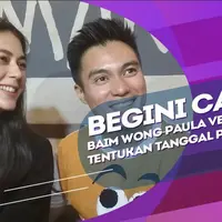 Baim Wong dan Paula Verhoeven ungkap cara mereka menentukan tanggal pernikahan.