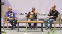 Senior Investigator Komite Nasional Keselamatan Transportasi (KNKT) Ahmad Wildan dalam&nbsp;Forum Group Discussion Moda LLAJ KNKT "Permasalahan ODOL dan Masa Depan Angkutan Barang di Indonesia" (dok: Tira)