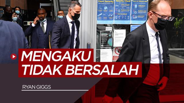 Berita video Ryan Giggs meninggalkan pengadilan kota Manchester terkait kasus kekerasan, Rabu (28/4/21)