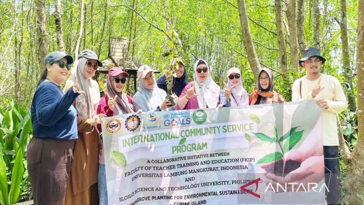 Kolaborasi ULM dan ISAT University Filipina Perkuat Pelestarian Ekosistem Mangrove