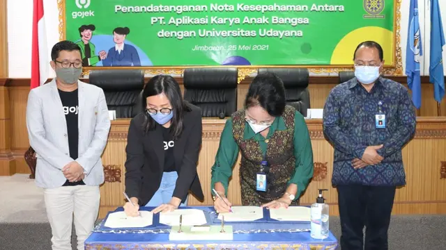 Gojek dan Universitas Udayana Jalin Kerjasama di Bidang Pendidikan