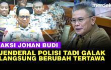 VIDEO: Johan Budi Berubah Galak dan Serius, Para Jenderal Polisi Malah Tertawa