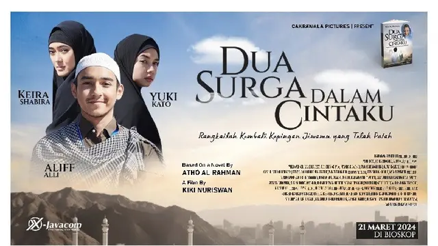 Film Dua Surga Dalam Cintaku Yuki Kato, Alif Alli, Keira Shabira