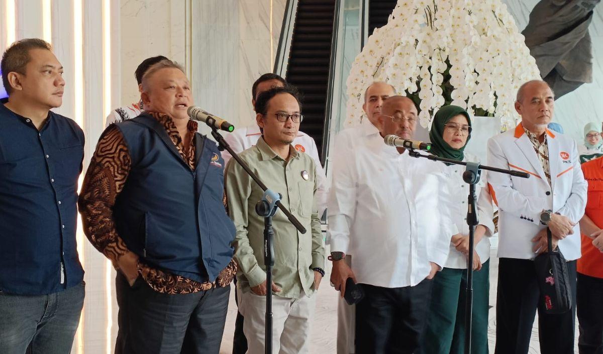 Dalam rapat tersebut seluruh sekjen yang tergabung dari Koalisi Perubahan memfokuskan pada langkah kerja koalisi.