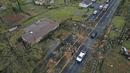 Kerusakan parah di area Sherwood, Arkansas setelah dihantam tornado, Jumat, 31 Maret 2023.(Colin Murphey/Arkansas Democrat-Gazette via AP)