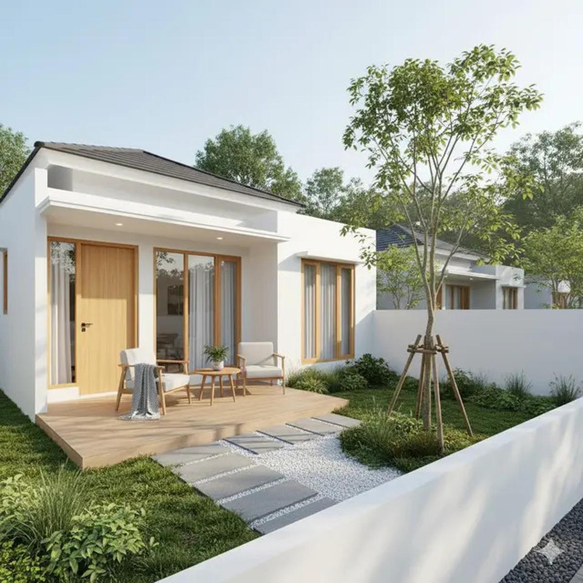 7 Model Rumah 1 Lantai dengan Teras Luas dan Taman Kecil, Nyaman untuk Bersantai dan Ramah Keluarga
