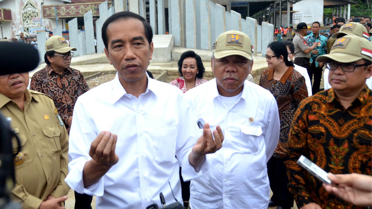 Kunjungan Presiden Jokowi ke Entikong