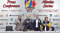 Konferensi pers Indonesia Basketball Festival pada hari Selasa (04/01/2021). (Istimewa)