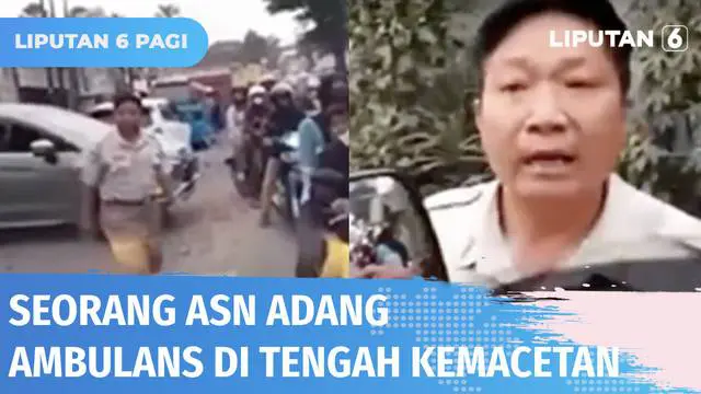 VIDEO: Ambulans Diadang Seorang ASN, Pelaku Marah-marah ke Sopir Ambulans