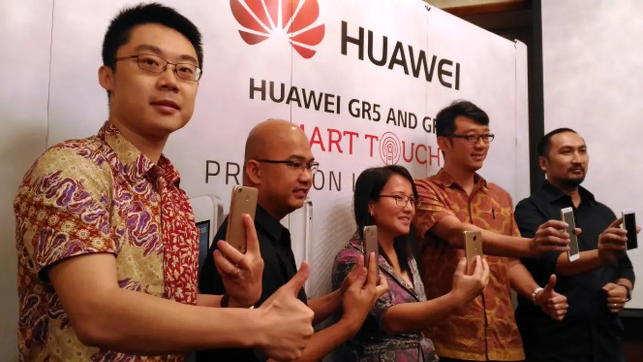 Peluncuran Huawei GR3 dan Huawei GR5. Liputan6.com/Agustin Setyo Wardani