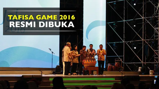 Video Wakil Presiden Republik Indonesia, Jusuf Kalla, secara resmi membuka TAFISA Games 2016 di Pantai Karnaval Taman Impian Jaya Ancol.