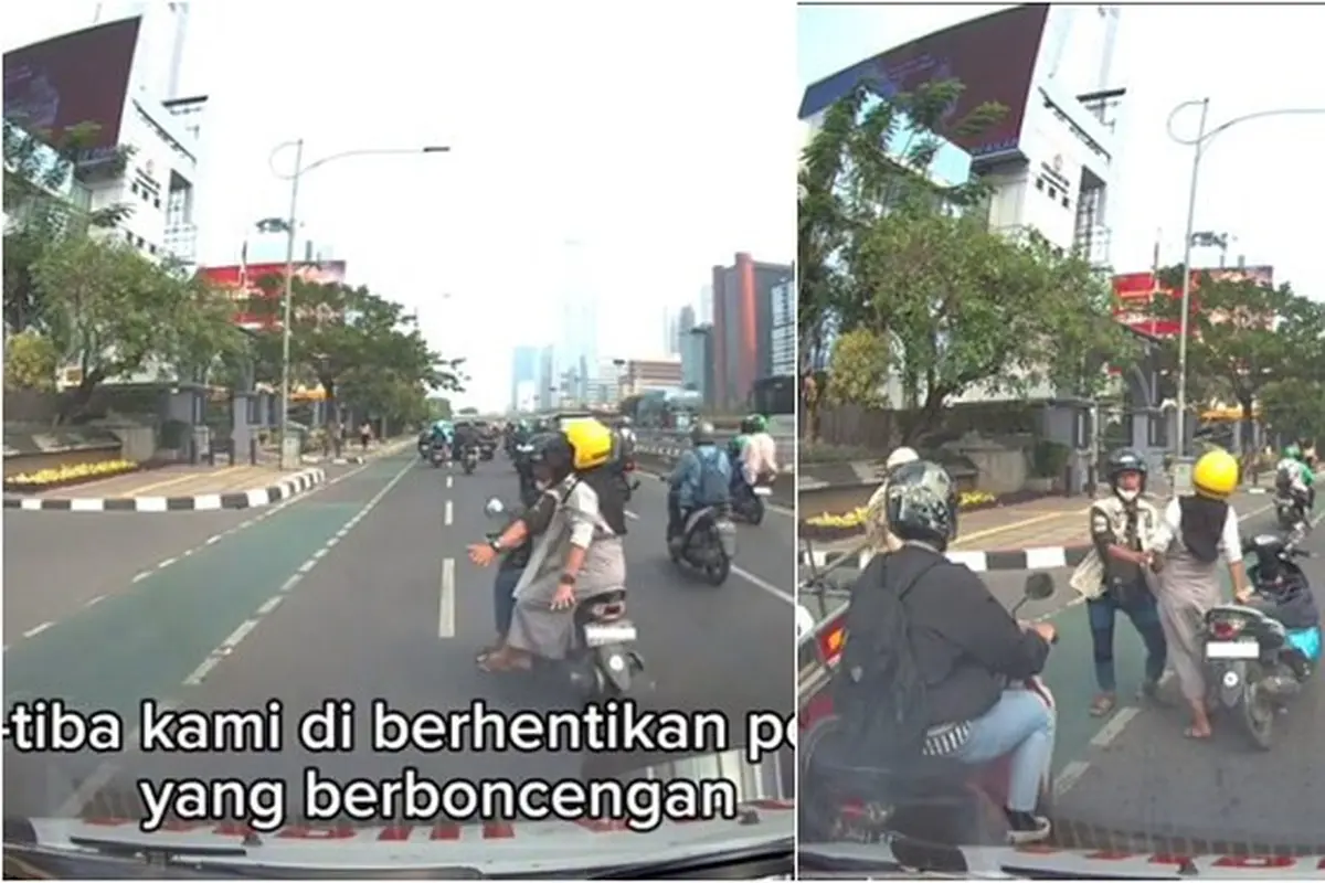 Aksi Pria Hentikan Ambulans di Tengah Jalan Demi Istri yang Mau Melahirkan Ini Viral