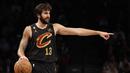 Pebasket Cleveland Cavaliers, Ricky Rubio saat laga melawan Brooklyn Nets di Barclays Center, Brooklyn Borough, New York, 23 Maret 2023. Juara Bertahan Spanyol kemungkinan akan kembali mengandalkan pemain yang terpilih menjadi MVP pada FIBA World Cup 2019 tersebut. (AFP/Getty Images/Sarah Stier)