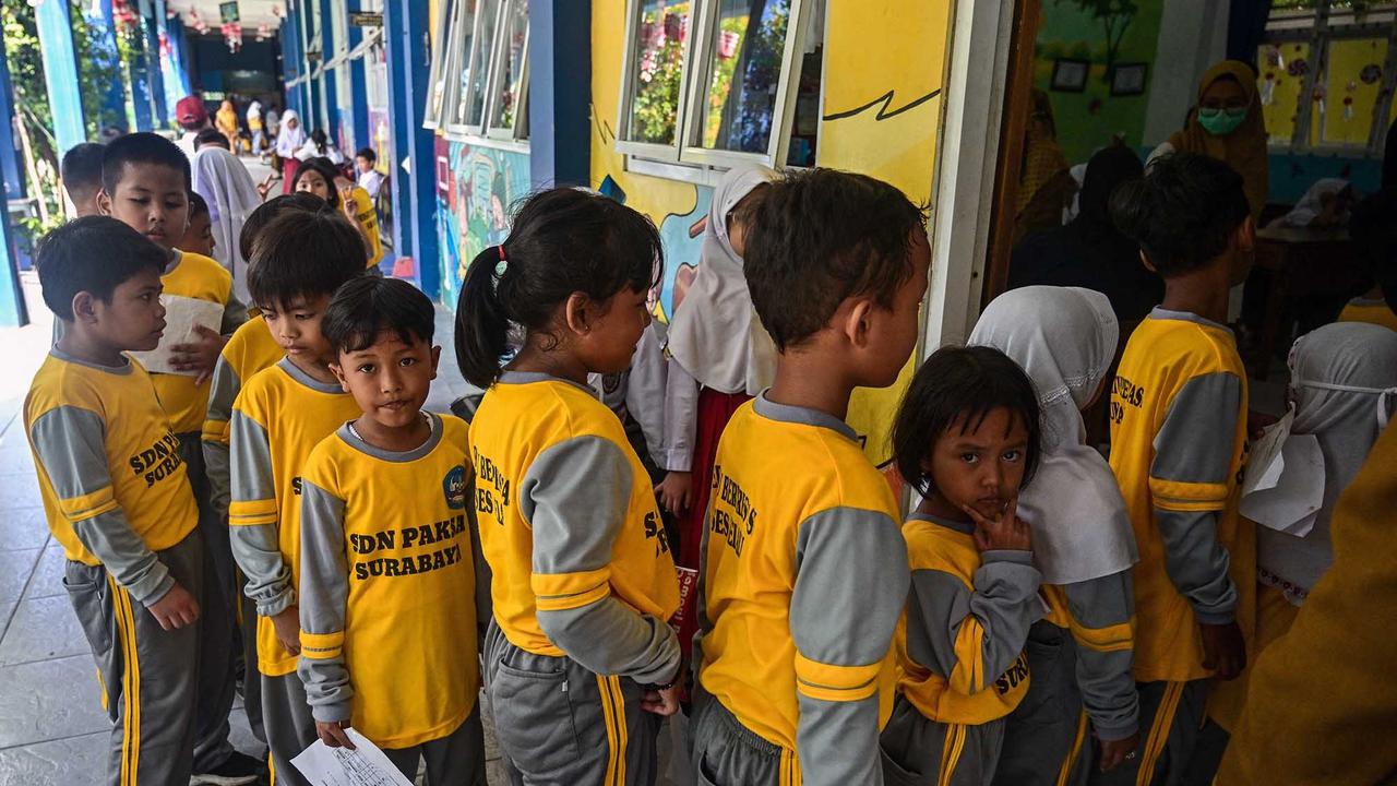 FOTO: Antusias Murid SDN Pakis Satu saat Pelaksanaan BIAS