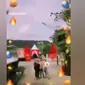 Screenshot video TikTok yang diduga merekam aktivitas para ABG asal Palembang yang dilaporkan menghilang di SPKT Polda Sumsel (Dok. Instagram @sumselreceh / Nefri Inge)