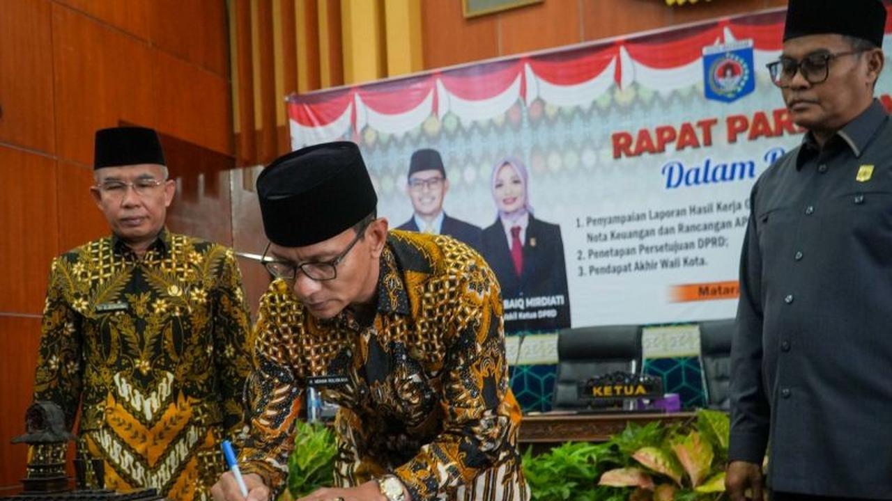 DPRD Mataram Resmi Sahkan APBD Mataram 2026 Senilai Rp1,67 Triliun
