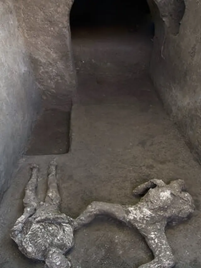 Kerangka Korban Pompeii