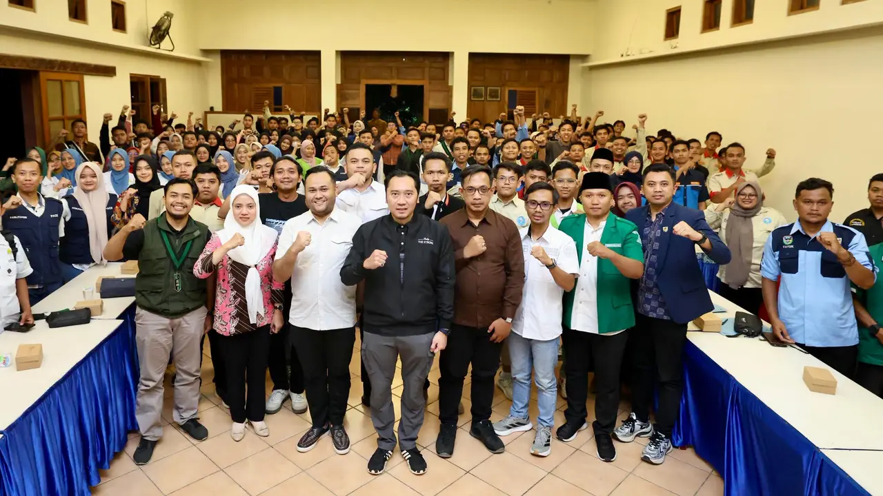 Ketua Fraksi Partai Demokrat DPR RI, Edhie Baskoro Yudhoyono (Ibas), saat menghadiri Silaturahmi Antar Organisasi Kepemudaan Pacitan bertajuk “Pemuda Bersinergi, Pacitan Harmoni” (Istimewa)