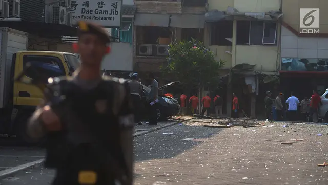 Ledakan di Ruko Grand Wijaya Kebayoran