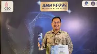 Kepala Biro Humas dan Informasi Publik, Kementan, Kuntoro Boga Andri pada malam AMH 2022 di Yogyakarta, Kamis (24/11/2022).