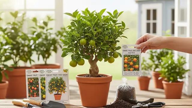 Cara Membuat Pohon Buah Mini Tetap Pendek Tapi Produktif/Gemini AI