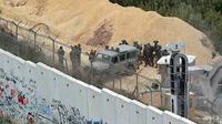 Pasukan Perdamaian PBB di perbatasan Israel dan Libanon (AFP/Mahmoud Zayyat)