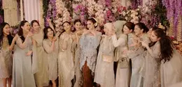 Para Bridesmaid di Siraman dan Pengajian Syifa Hadju. [@kesharatuliu05]
