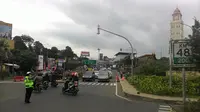 Jelang Penutupan Jalur, Kawasan Puncak Ramai Lancar Siang Ini