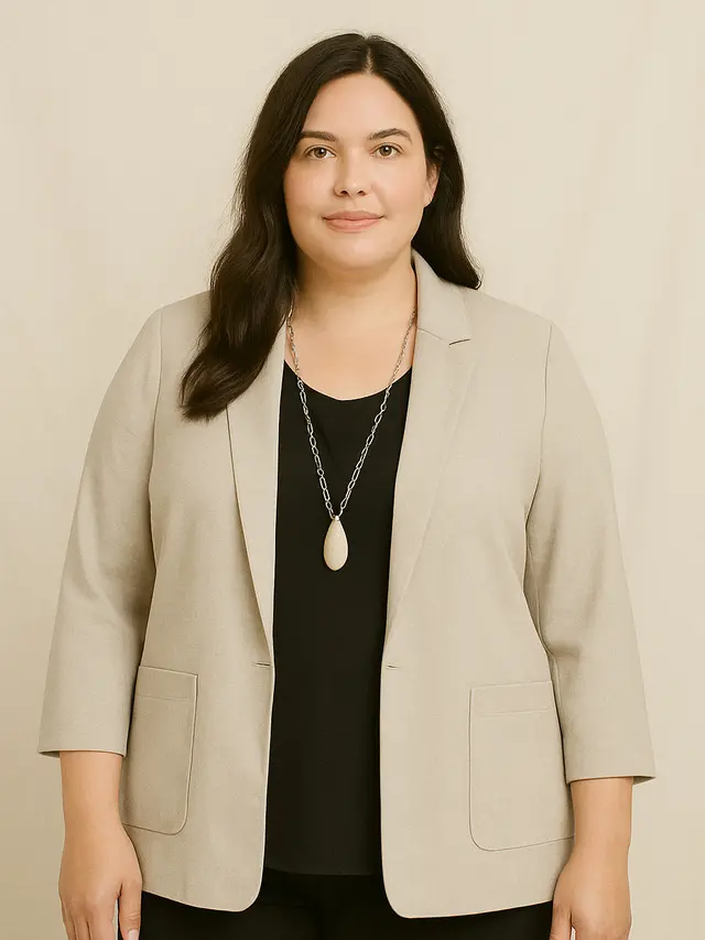model baju untuk wanita bigsize dengan blazer