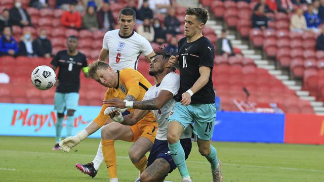FOTO: Bukayo Saka Bawa Inggris Menang Tipis 1-0 atas Austria dalam Laga Uji Coba Menjelang Euro 2020