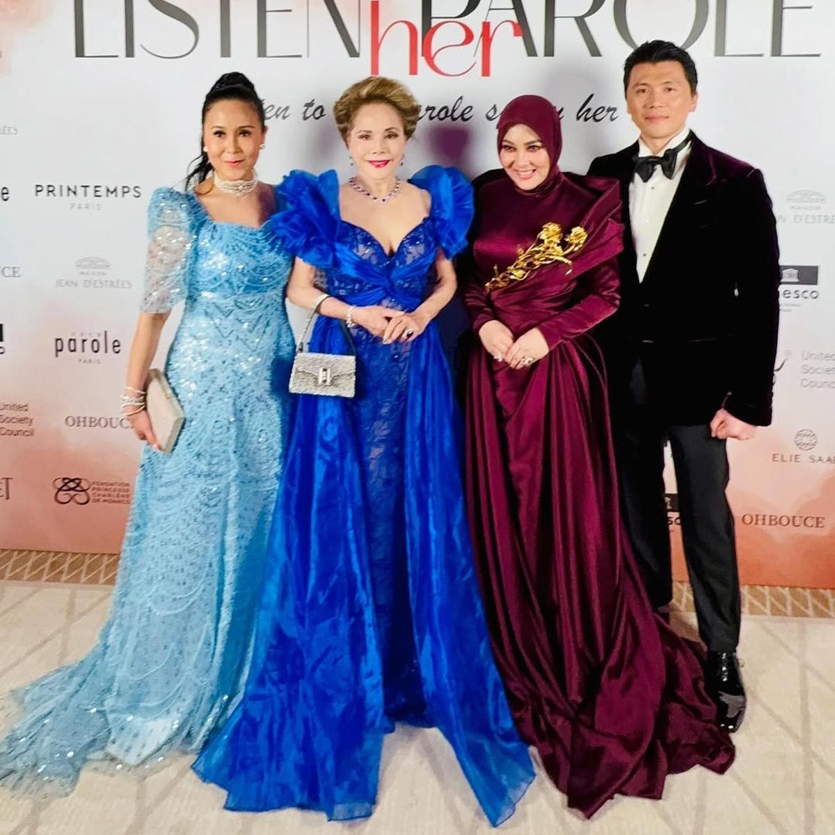 Tak Hanya Angelina Jolie, Syahrini Asik Foto Bareng dengan Mantan Ibu Negara RI di Gala Dinner Cannes 2025
