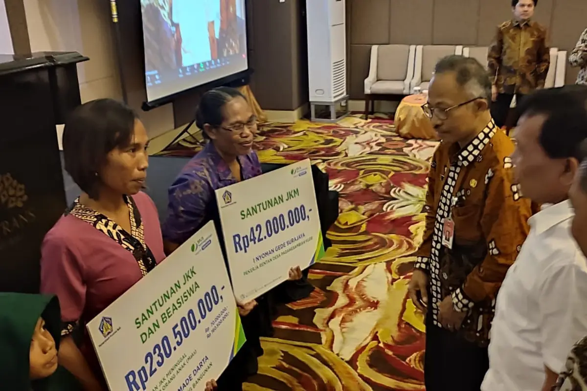 Direktur Jenderal (Dirjen) Bina Pemdes  Kemendagri Eko Prasetyanto Purnomo Putro pada acara pengelolaan APBDes di Denpasar, Bali, Jumat (21/7/2023). (Istimewa)