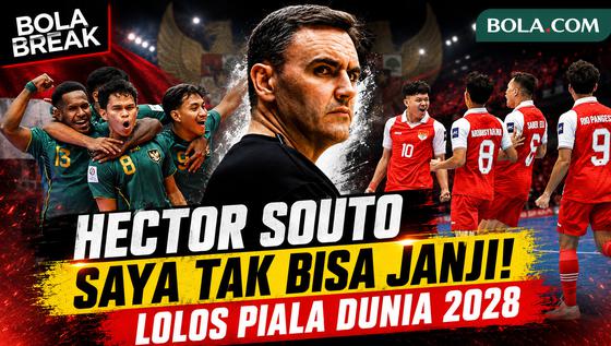 Bola Break: Hector Souto Bicara Target Piala Dunia Futsal 2028, Tak Berani Janji Indonesia Lolos