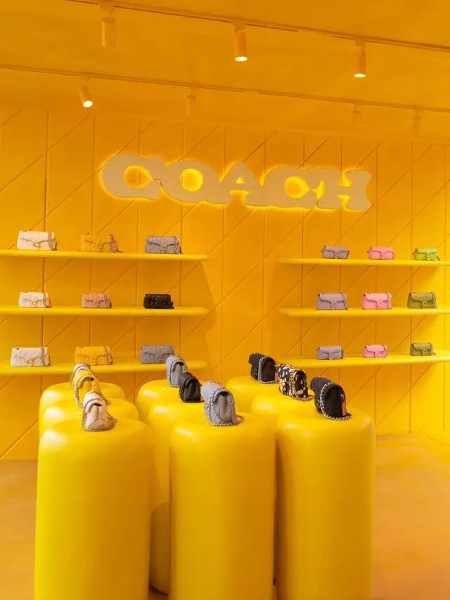 Coach Bawa Bouncy Tabby Inflatable Raksasa di FINNS Beach Club Bali