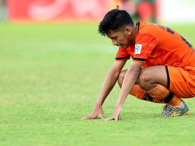 Laga di pekan terakhir BRI Liga 1 2021/2022 yang mempertemukan Bhayangkara FC menghadapi Persiraja Banda Aceh, Rabu (30/3/2022) di Stadion Kompyang Sujana, Bali, menjadi laga terakhir bagi Persiraja di kasta tertinggi sepak bola Indonesia. (Bola.com/M Iqbal Ichsan)